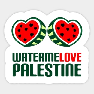 Watermelove for Free Palestine Sticker